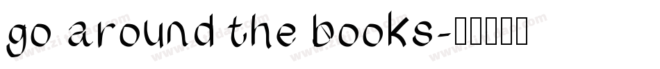go around the books字体转换